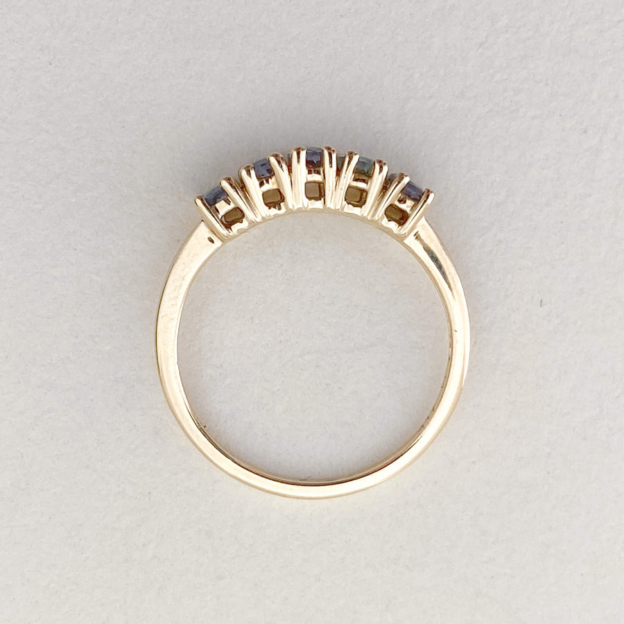 Vintage Alexandrite Cinq Ring