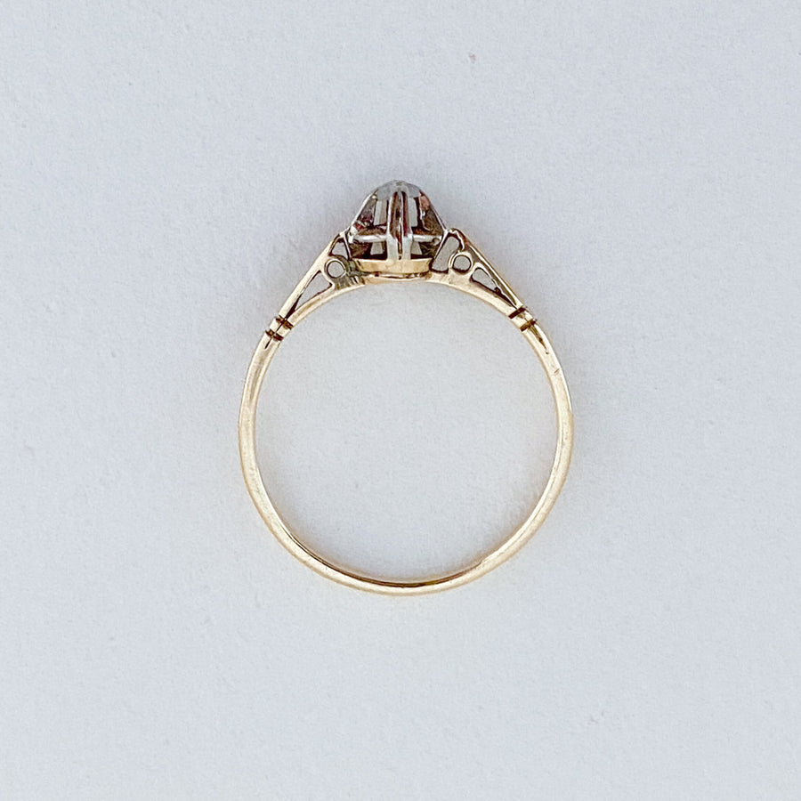 Vintage Diamond Ornate Sparkle Ring