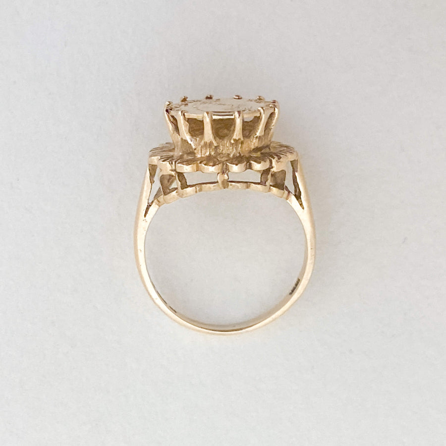 Vintage Coin Maximiliano Emperador Ring