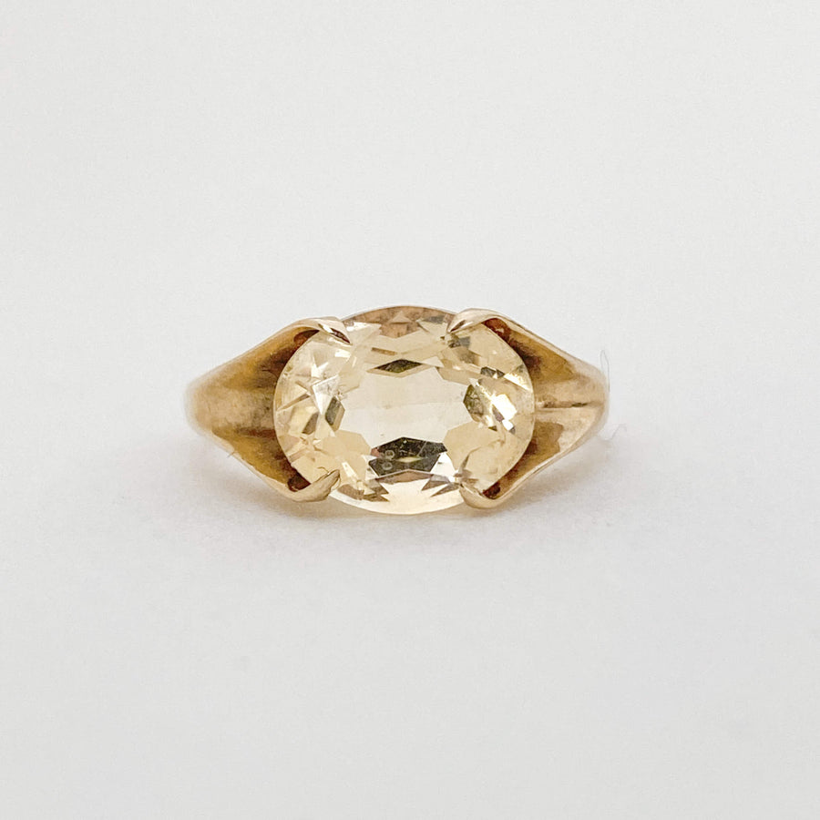 Vintage Citrine Soleil Ring