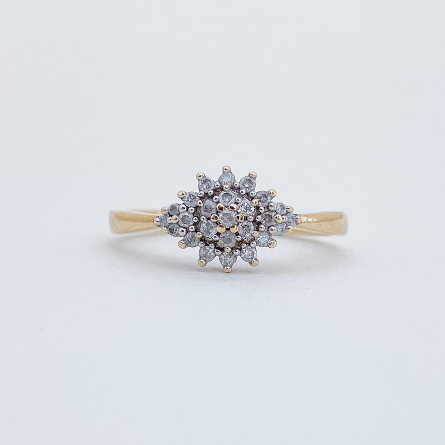 Vintage Diamond Carreaux Ring