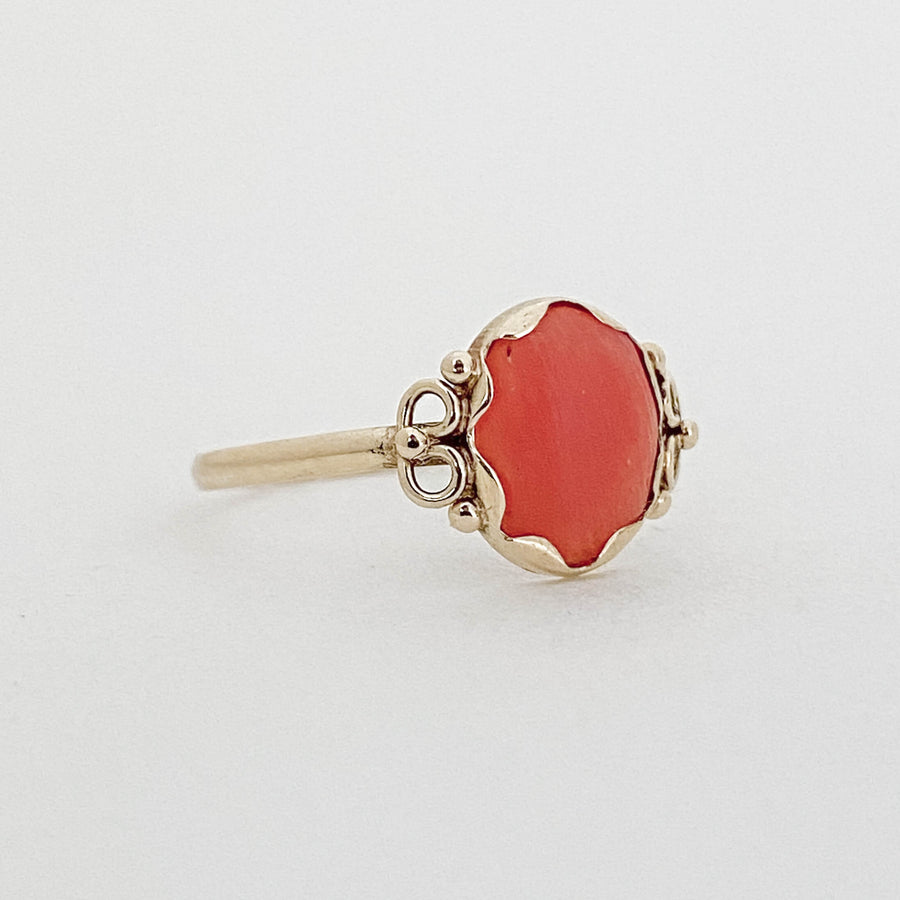 Vintage Coral Ring