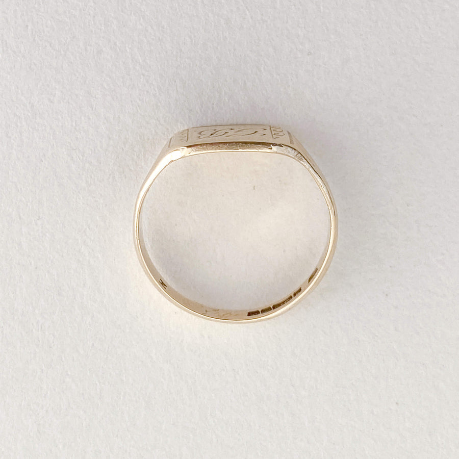 Vintage Signet 'GB' Ring