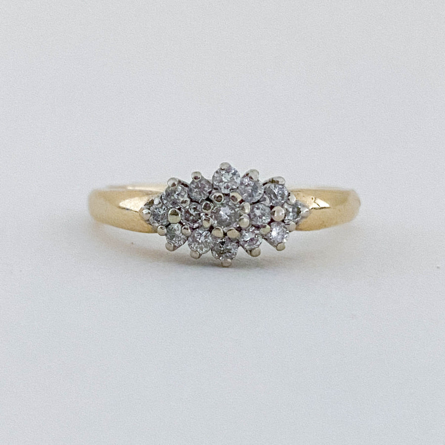Vintage Diamond Bisous Ring