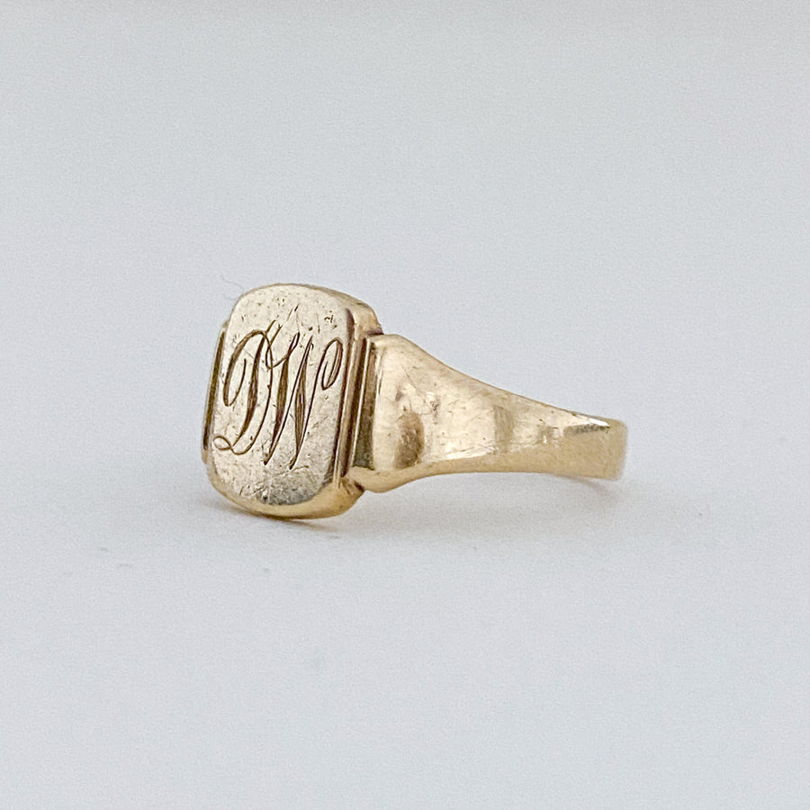 Vintage Ornate Signet Ring