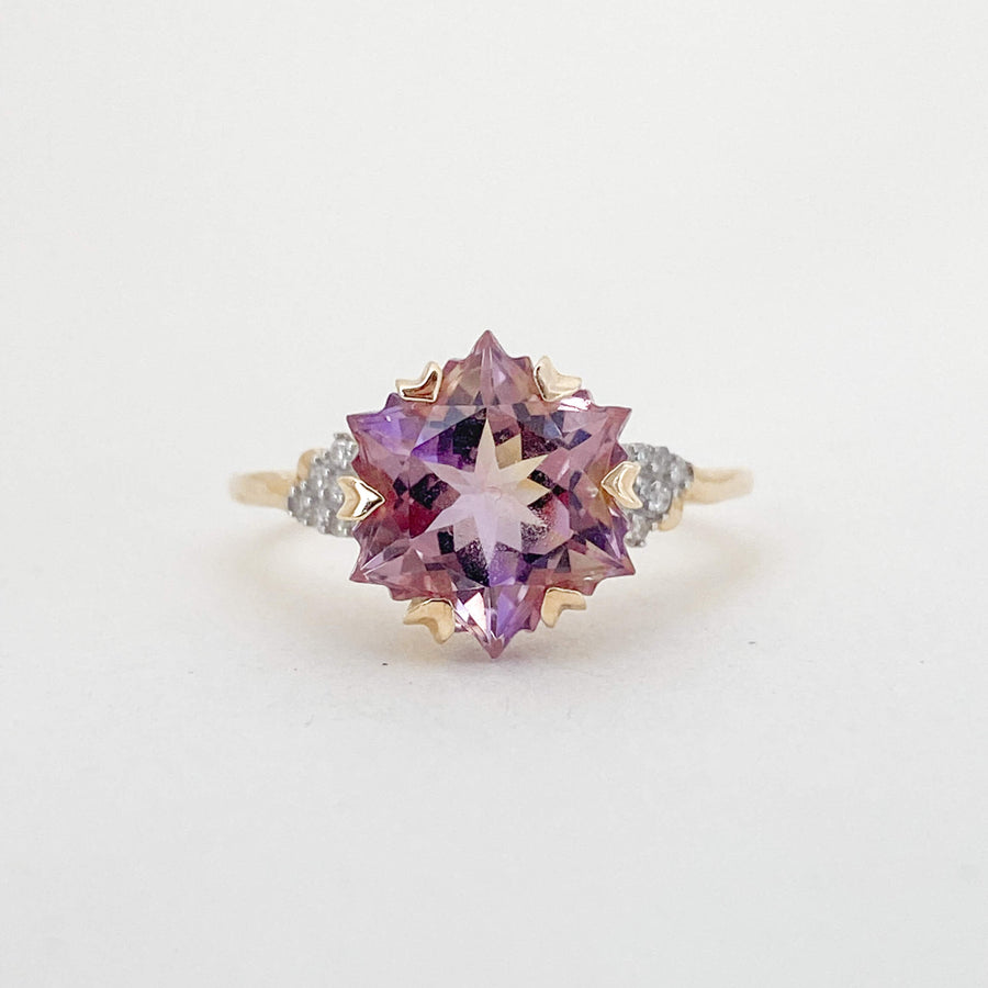 Vintage Ametrine & Diamond Étoile Ring