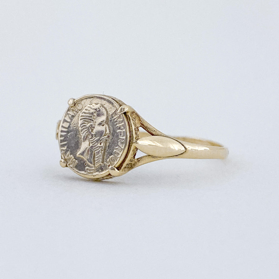 Vintage Coin Maximiliano Ring