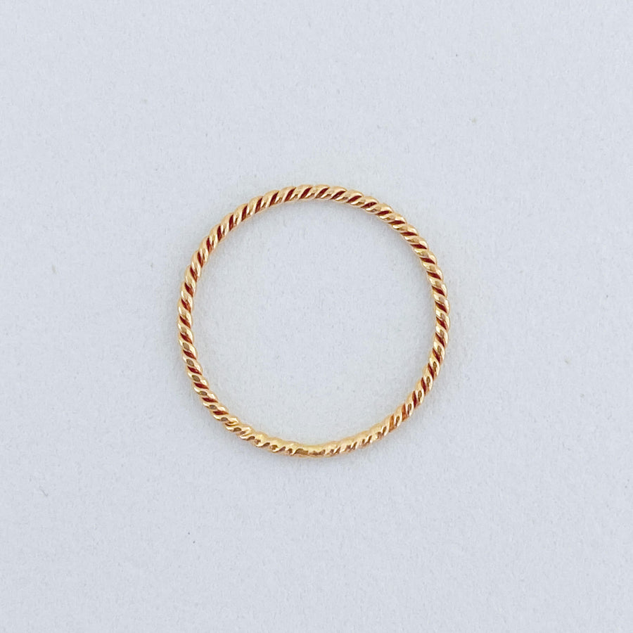 Vintage Twist Slim Ring