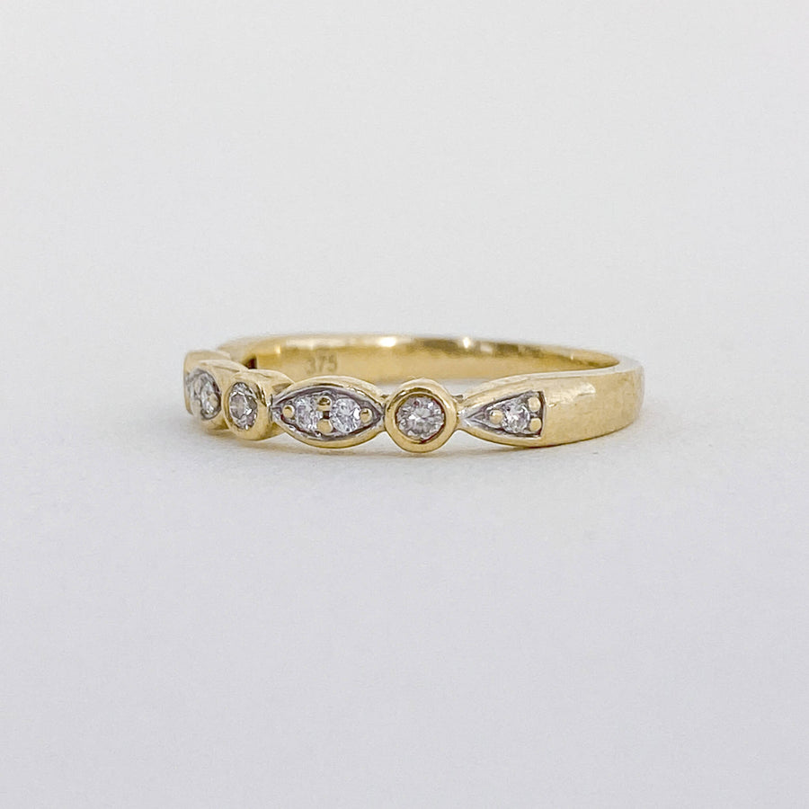 Vintage Diamond Bisous Ring