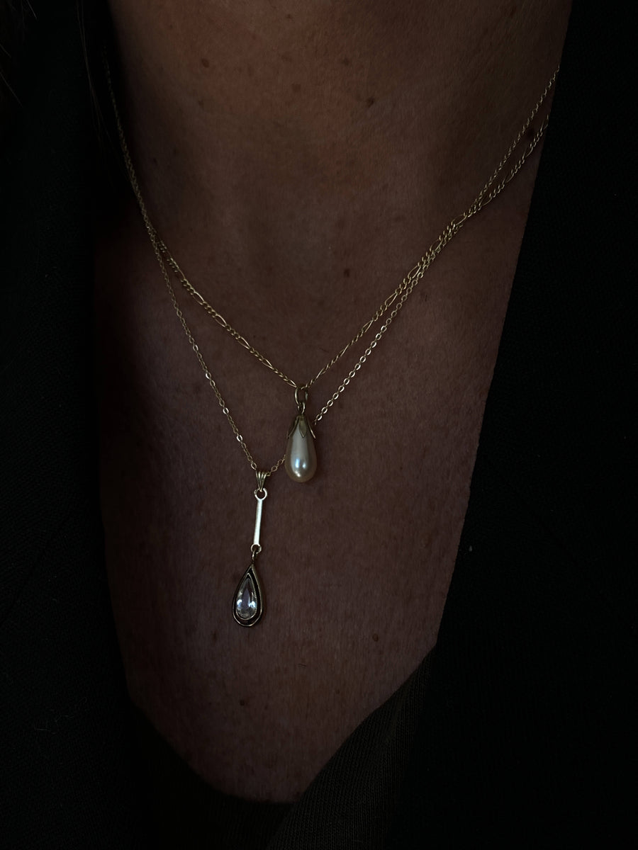 Vintage Pearl Drop Pendant