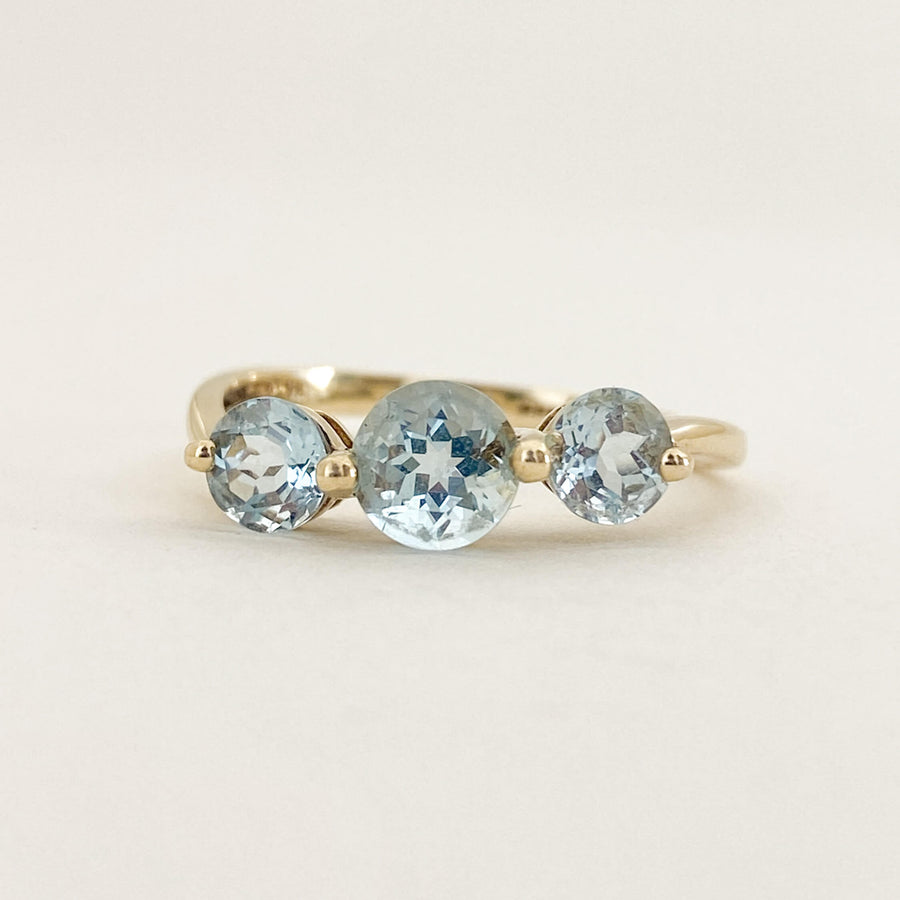 Vintage Quartz Trilogy Ring