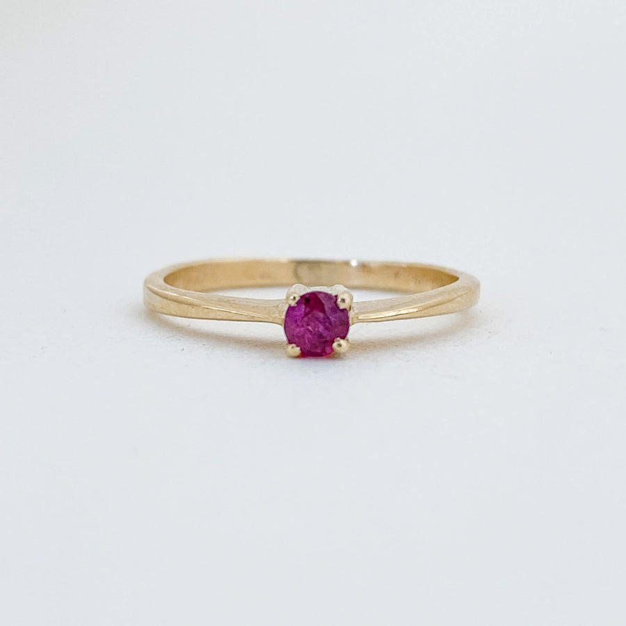 Vintage Ruby Sparkle Ring