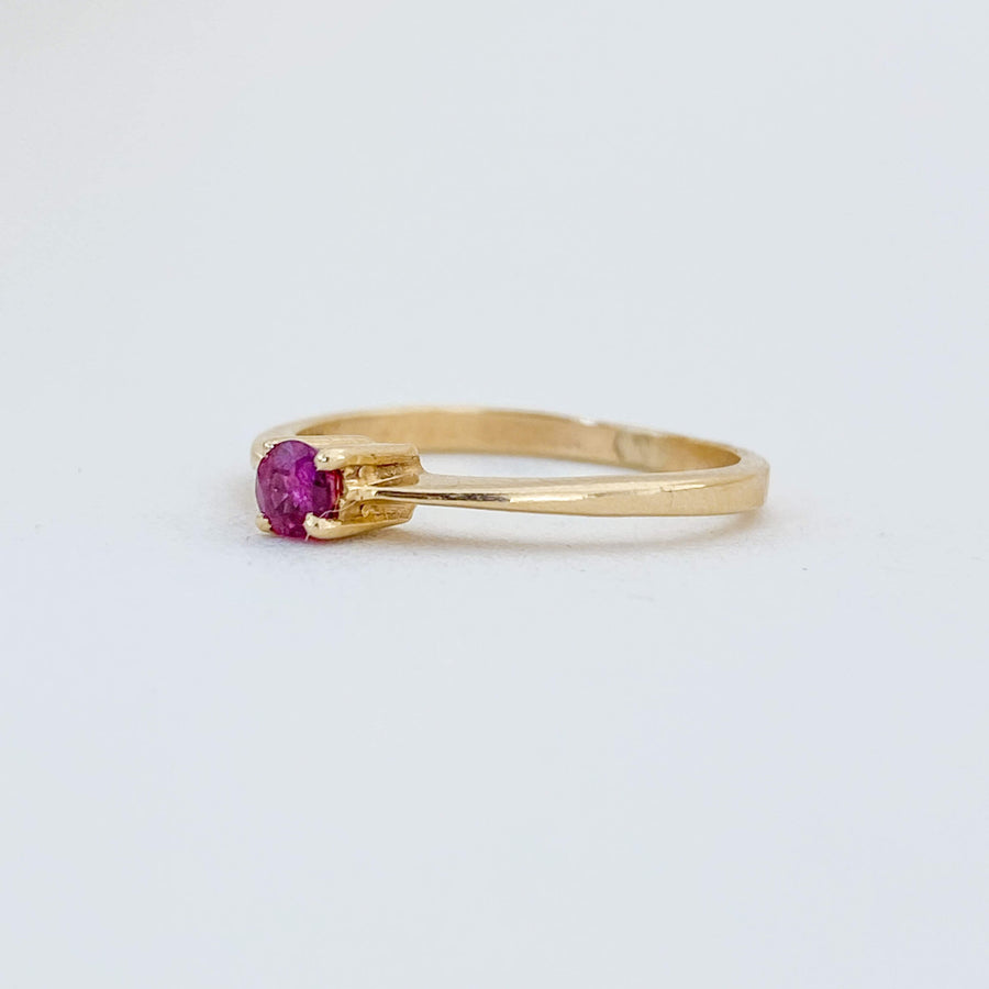 Vintage Ruby Sparkle Ring