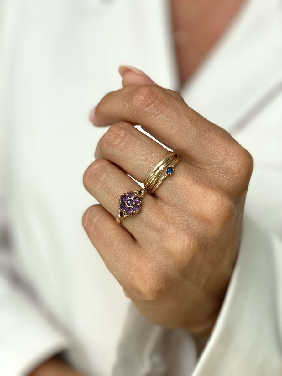 Vintage Topaz Sparkle Ring