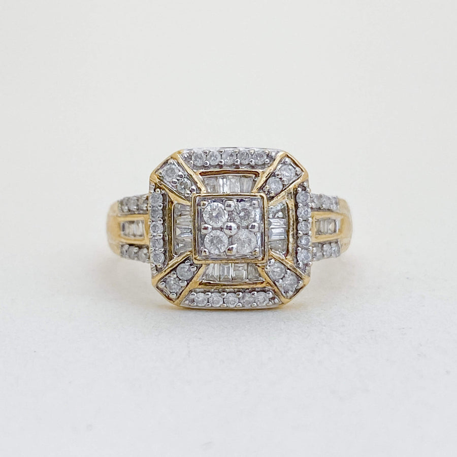 Vintage Diamond Renaissance Ring