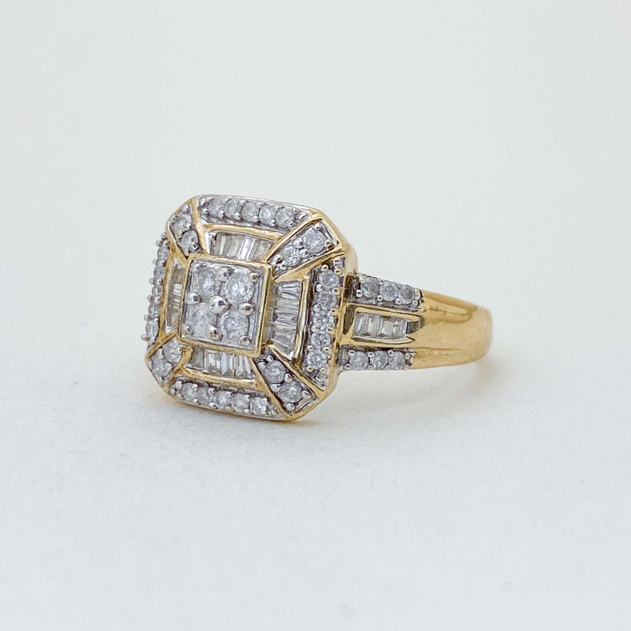 Vintage Diamond Renaissance Ring