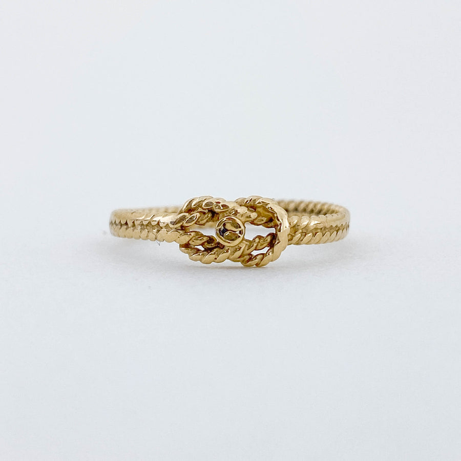 Vintage Rope Knot Ring