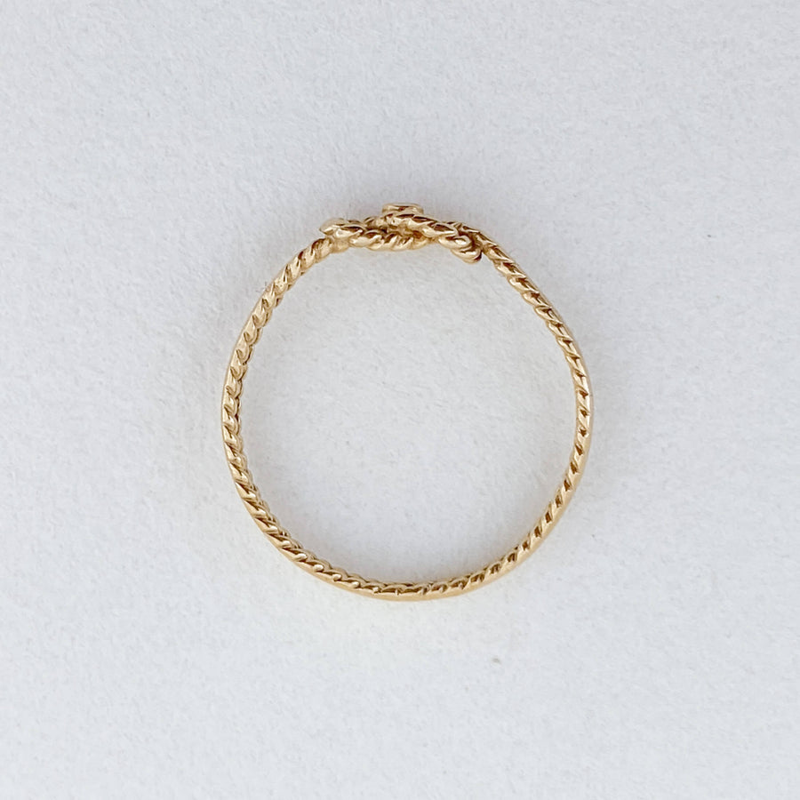 Vintage Rope Knot Ring