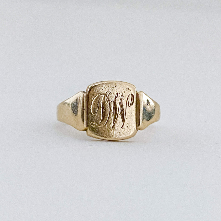 Vintage Ornate Signet Ring