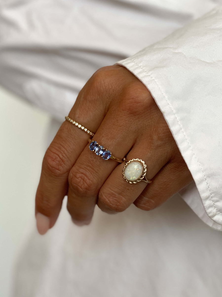Vintage Sapphire Trilogy Ring