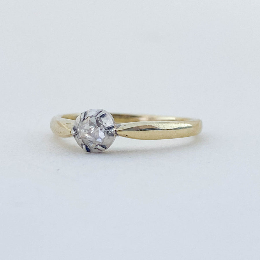Vintage Diamond Rosecut Sparkle Ring