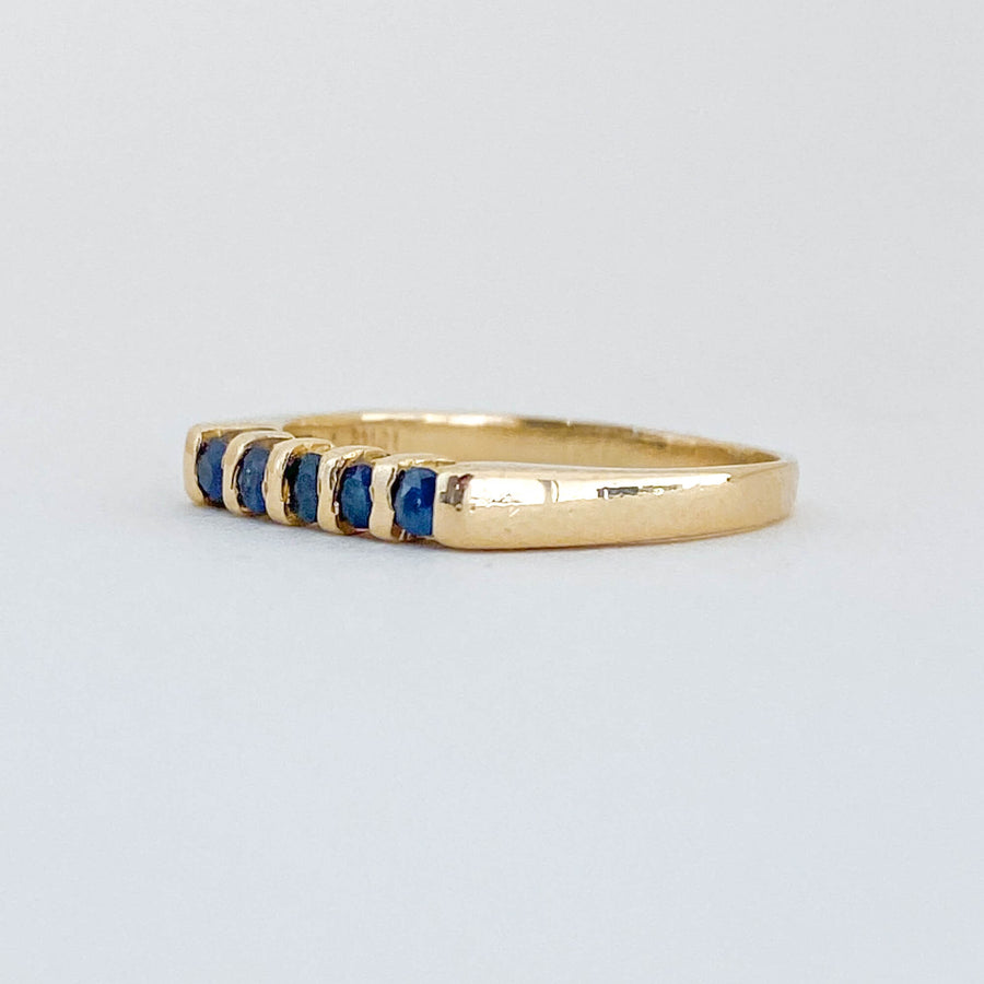 Vintage Sapphire Row Ring