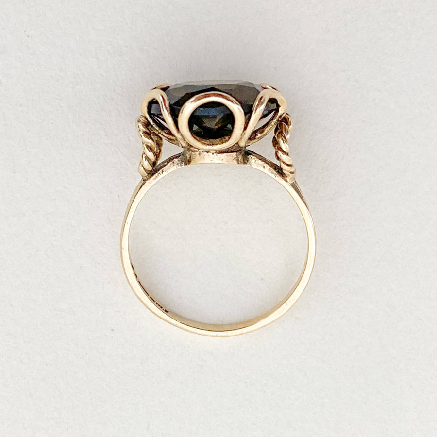 Vintage Smoky Quartz Soir Ring