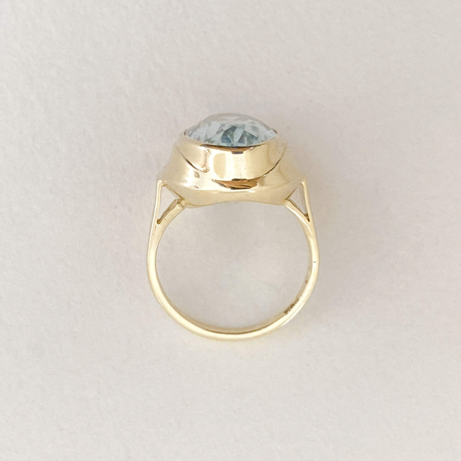 Vintage Aquamarine Reminiscence Ring