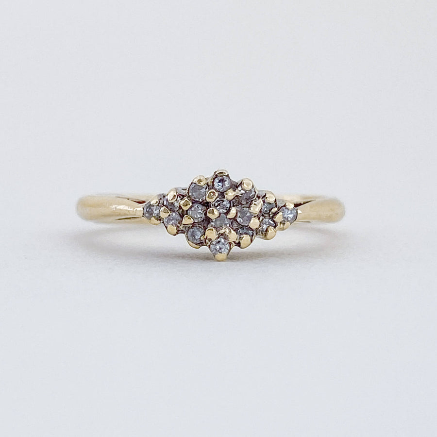 Vintage Diamond Celestial Ring