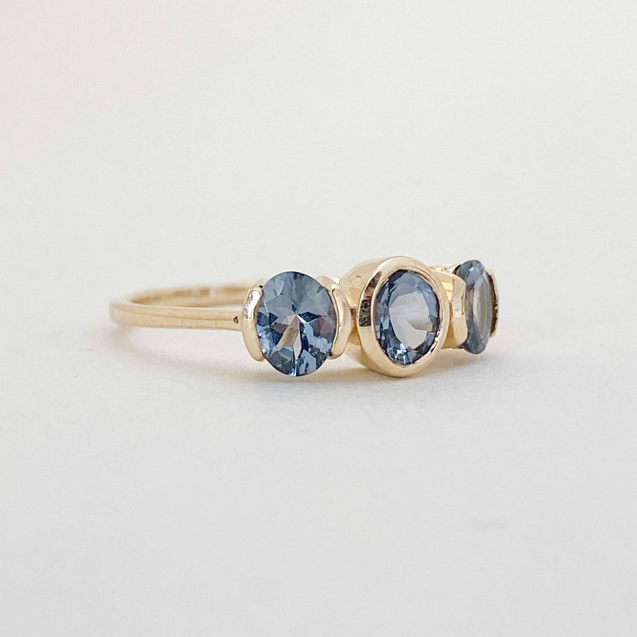 Vintage Spinel Trilogy Ring