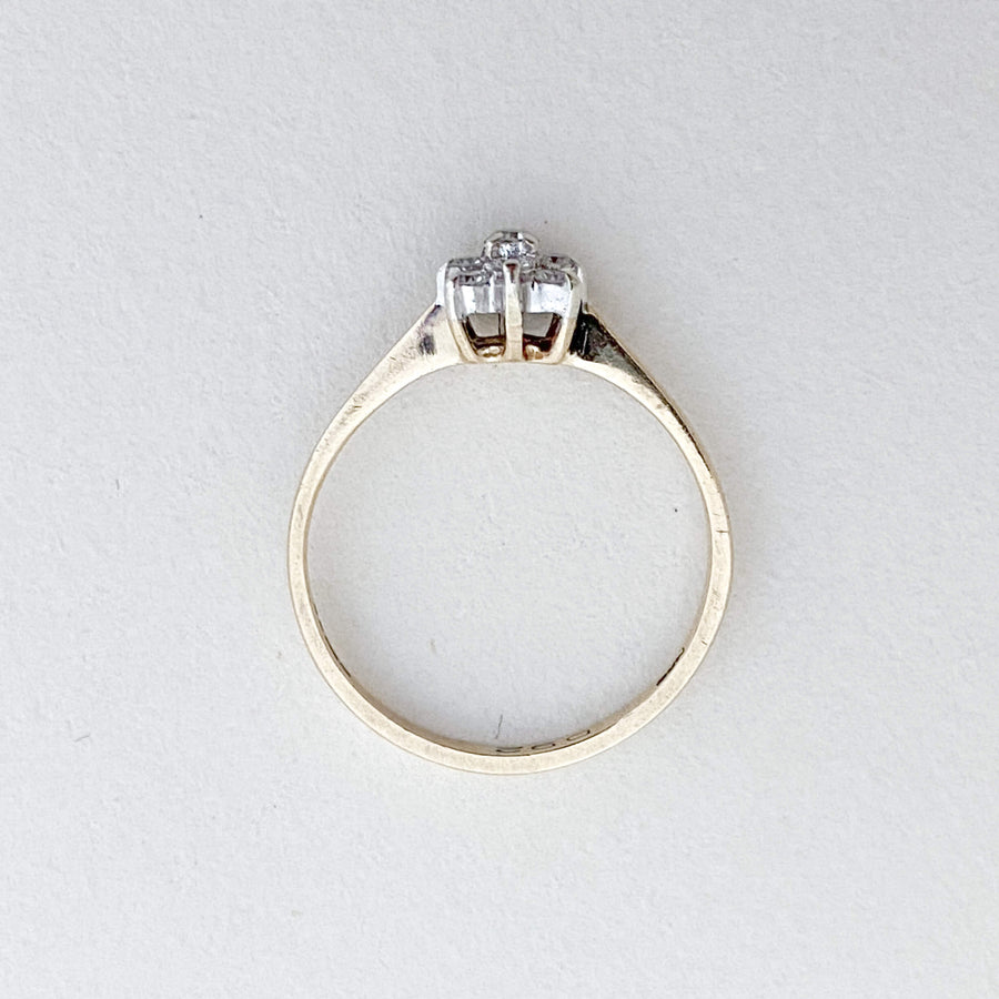 Vintage Diamond Bisous Ring