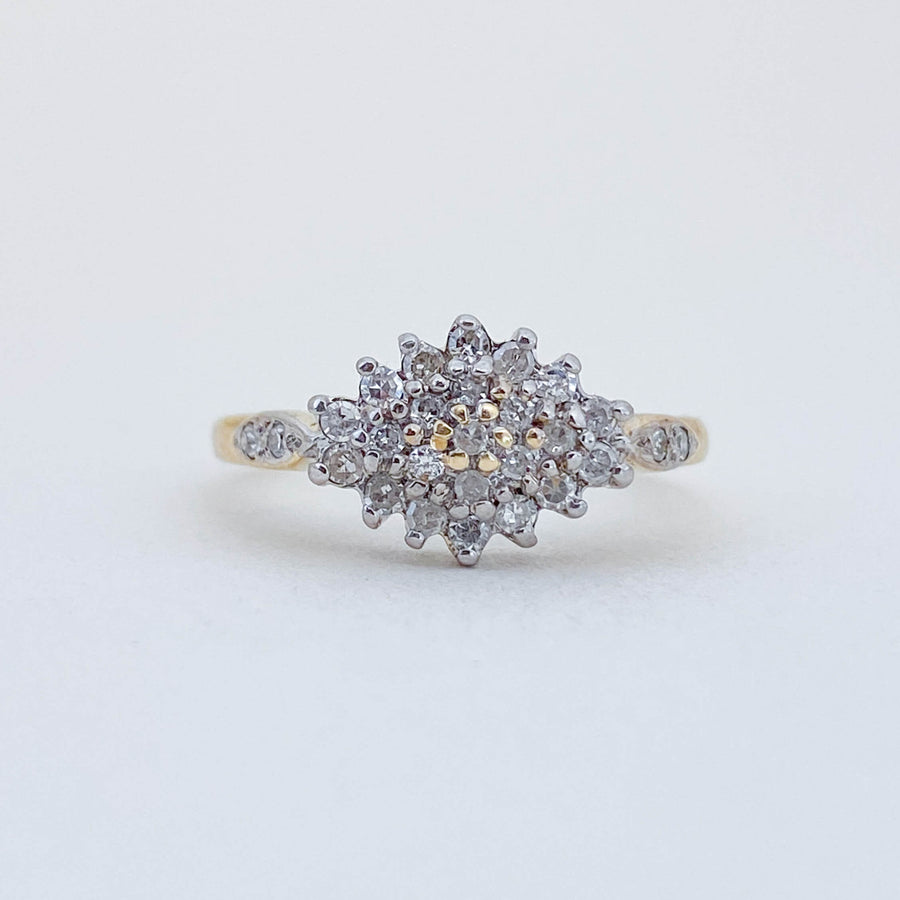 Vintage Diamond Carreaux Ring