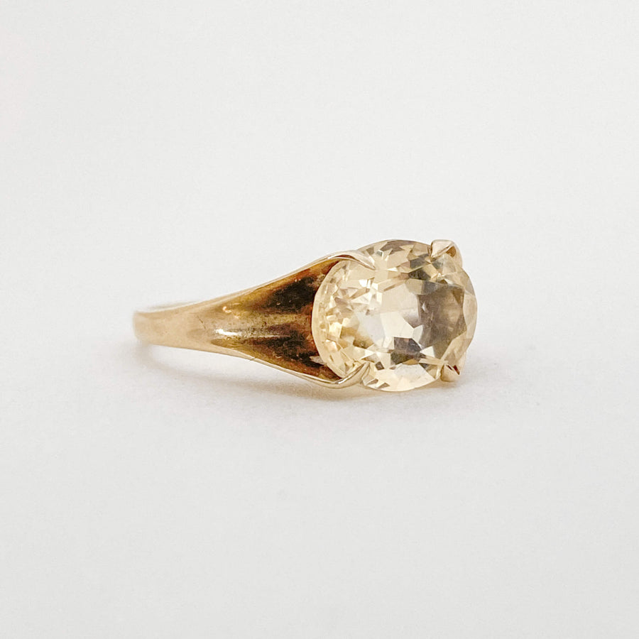 Vintage Citrine Soleil Ring