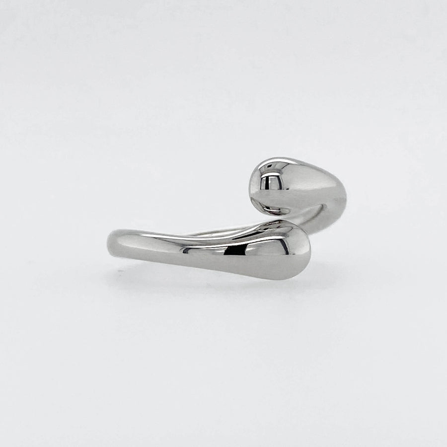 Silver Toi et Moi Ring