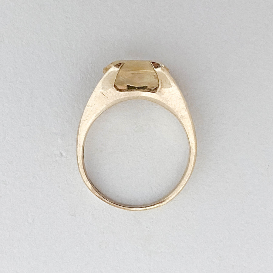 Vintage Citrine Soleil Ring