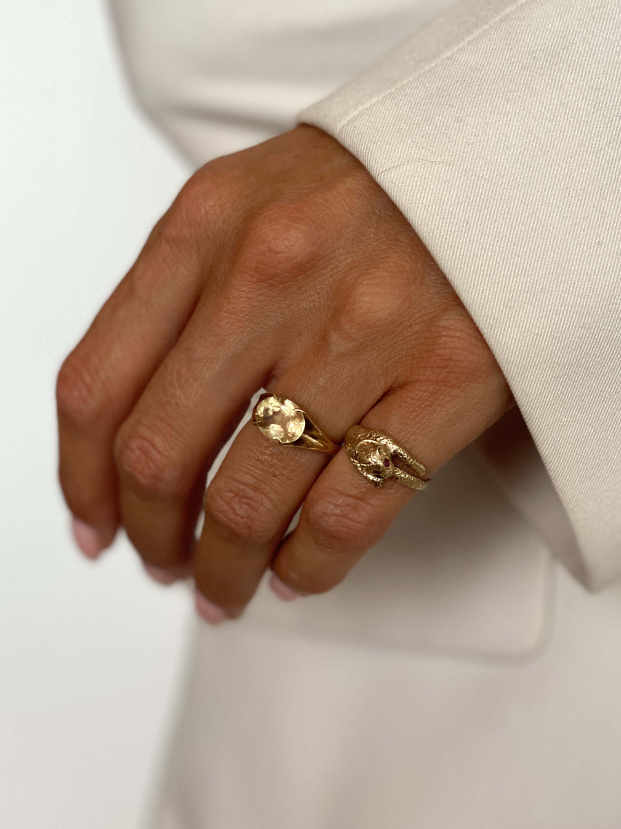 Vintage Citrine Soleil Ring
