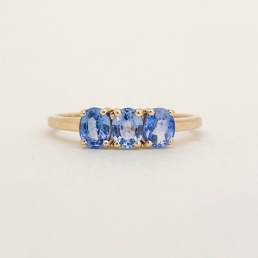 Vintage Sapphire Trilogy Ring