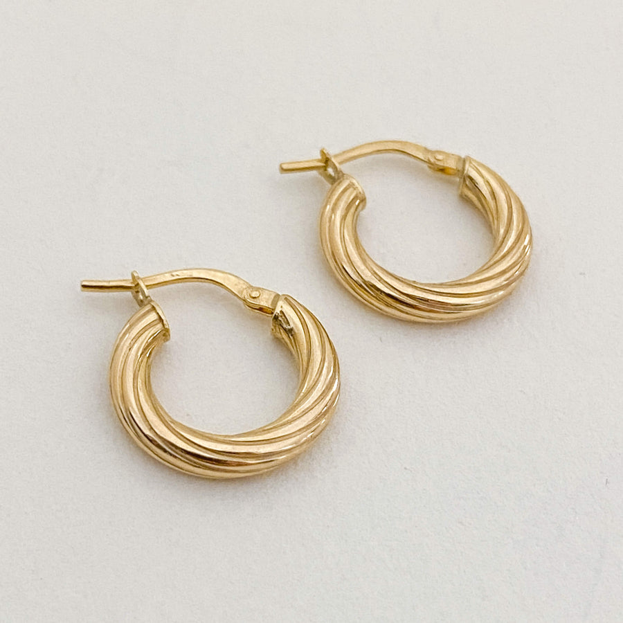 Vintage Hoops Swirl Small