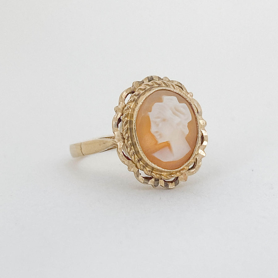 Vintage Cameo Ornate Ring