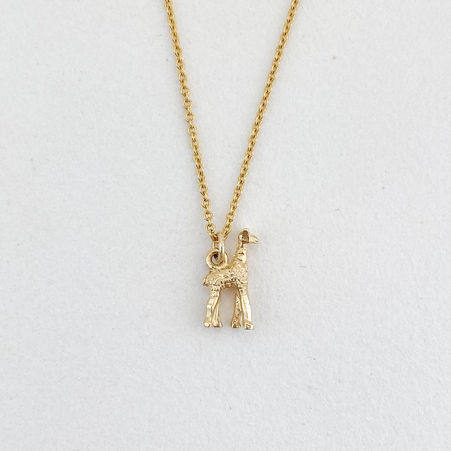 Vintage Giraffe Pendant & Necklace