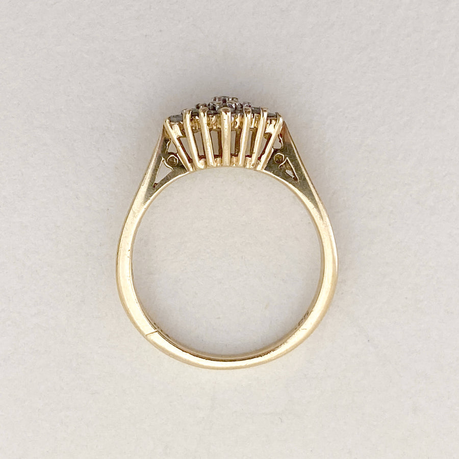 Vintage Diamond Carreaux Ring