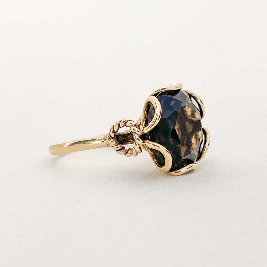 Vintage Smoky Quartz Soir Ring