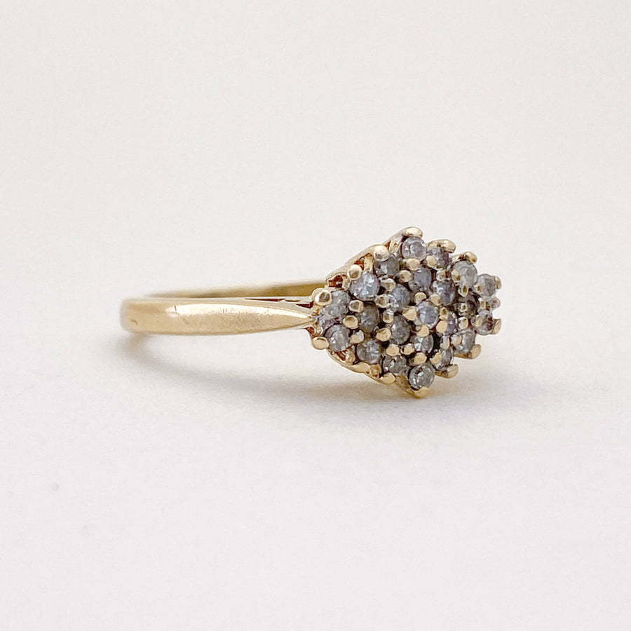Vintage Diamond Carreaux Ring