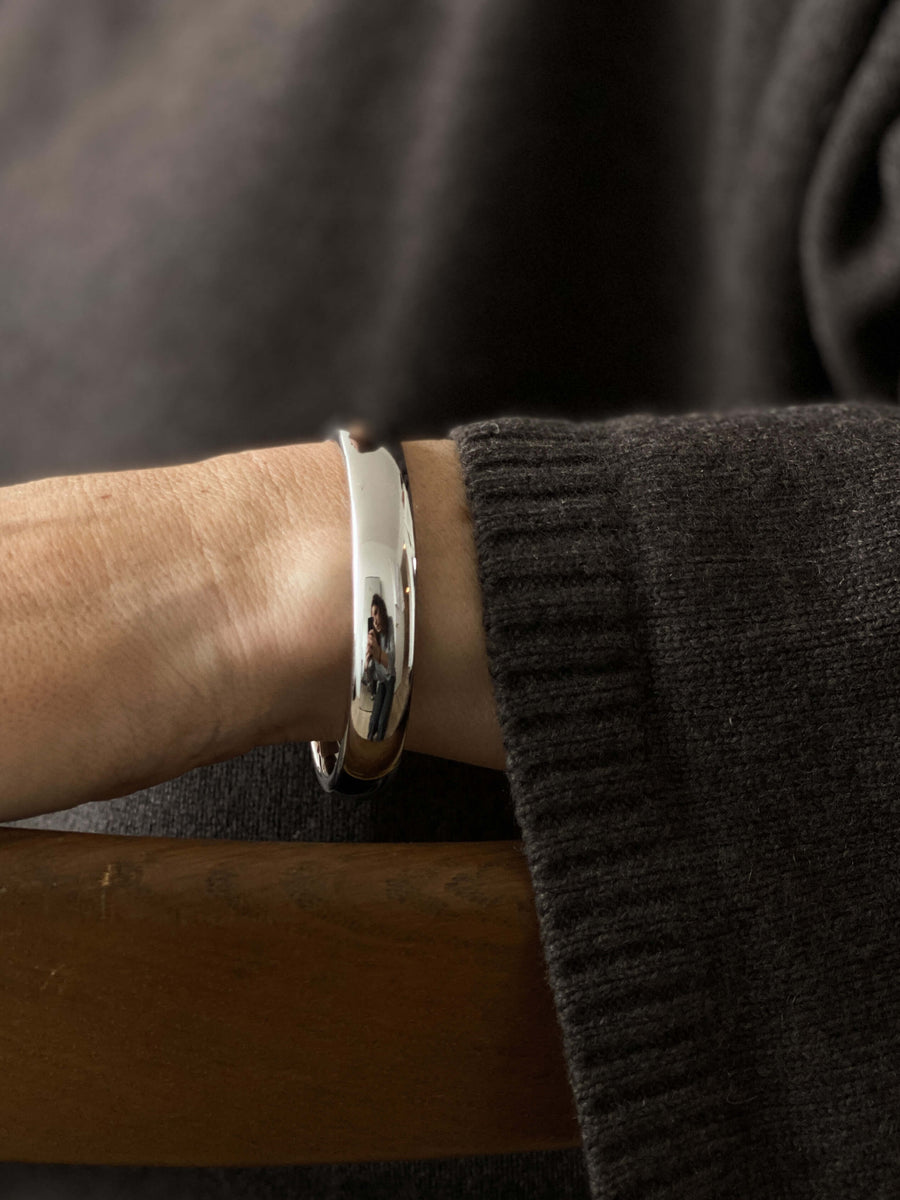 Silver Bold Bangle