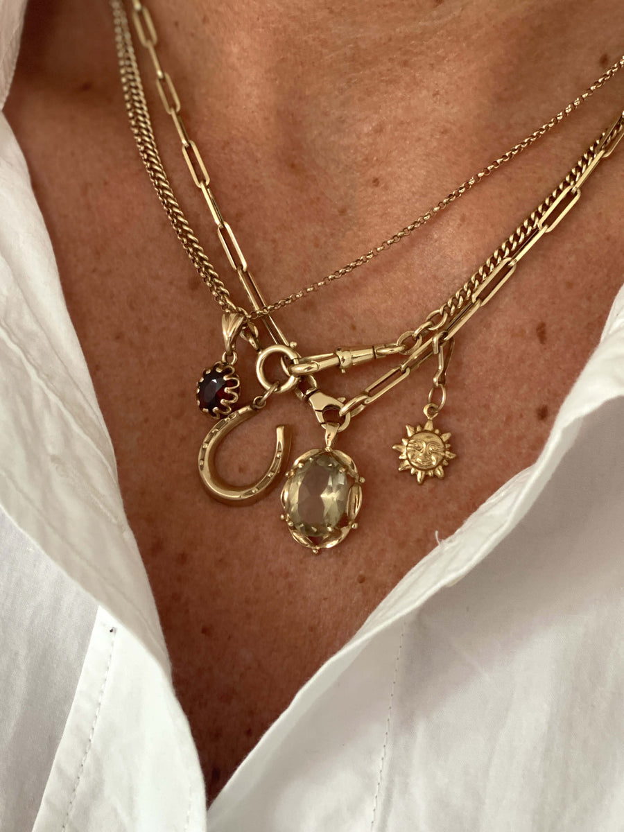 Vintage Garnet Pendant