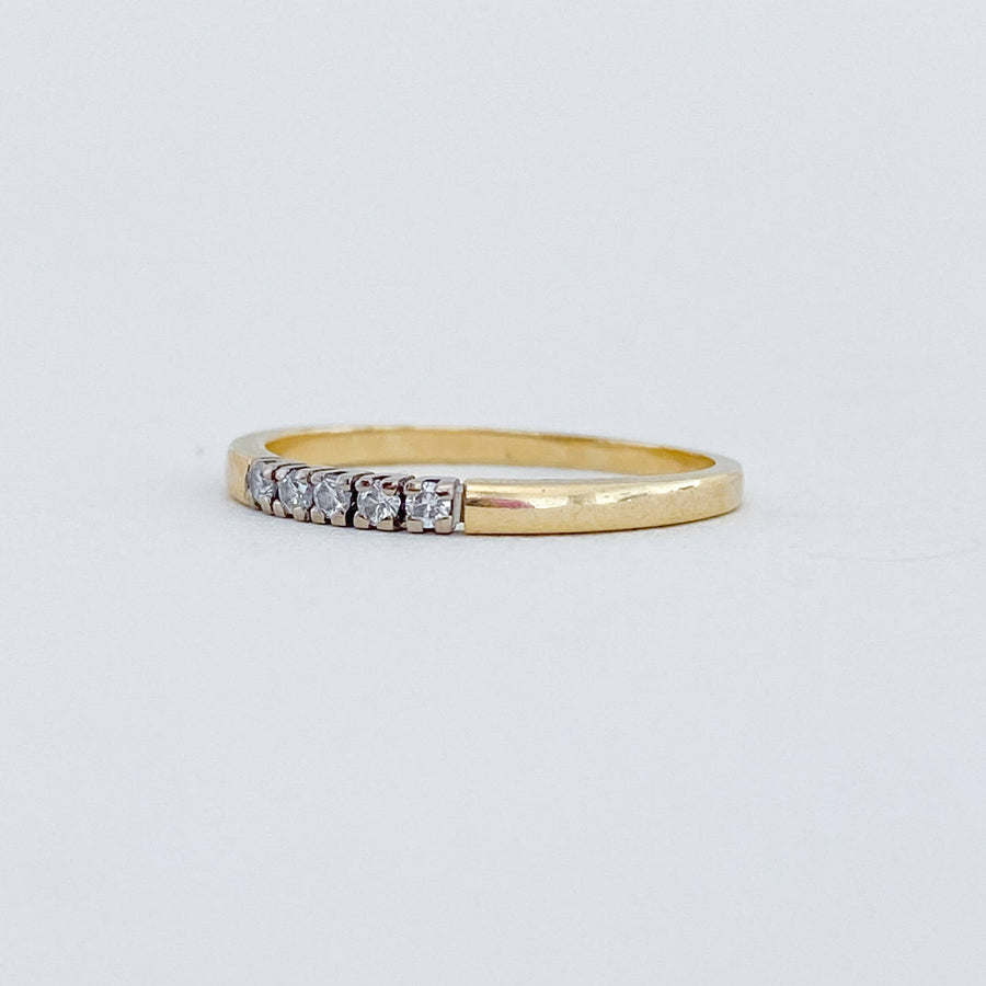Vintage Diamond Petit Cinq Ring