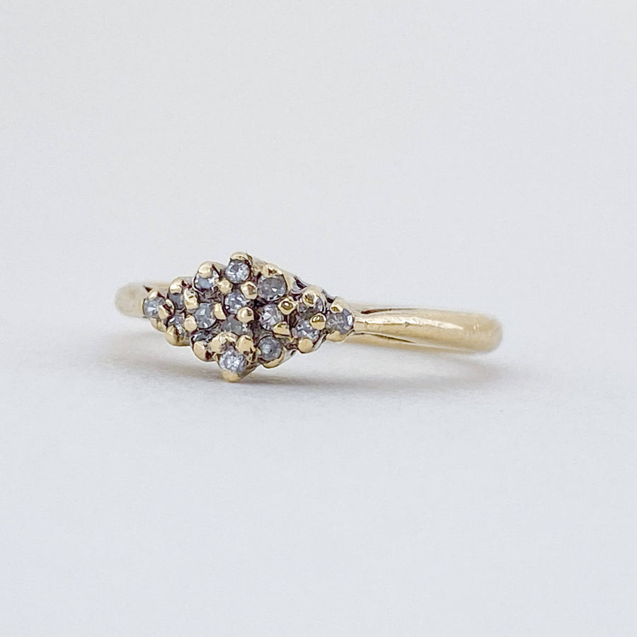 Vintage Diamond Celestial Ring