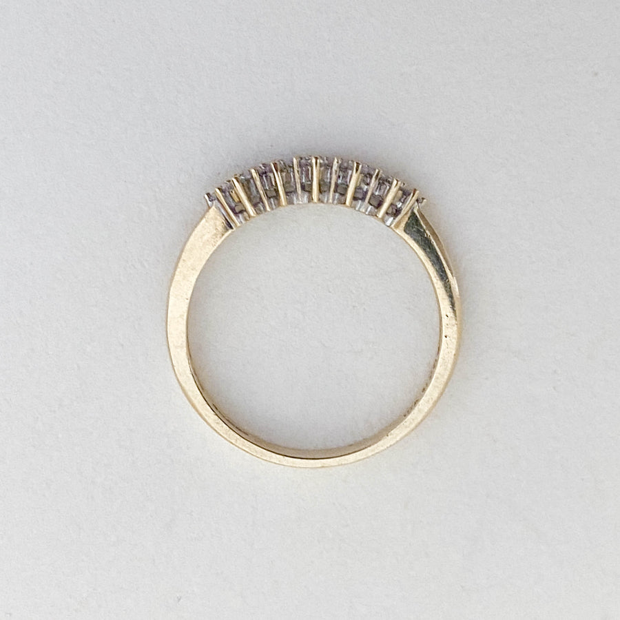 Vintage Diamond Fleurs Ring