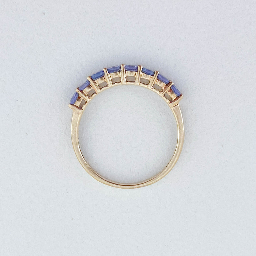 Vintage Tanzanite Row Ring