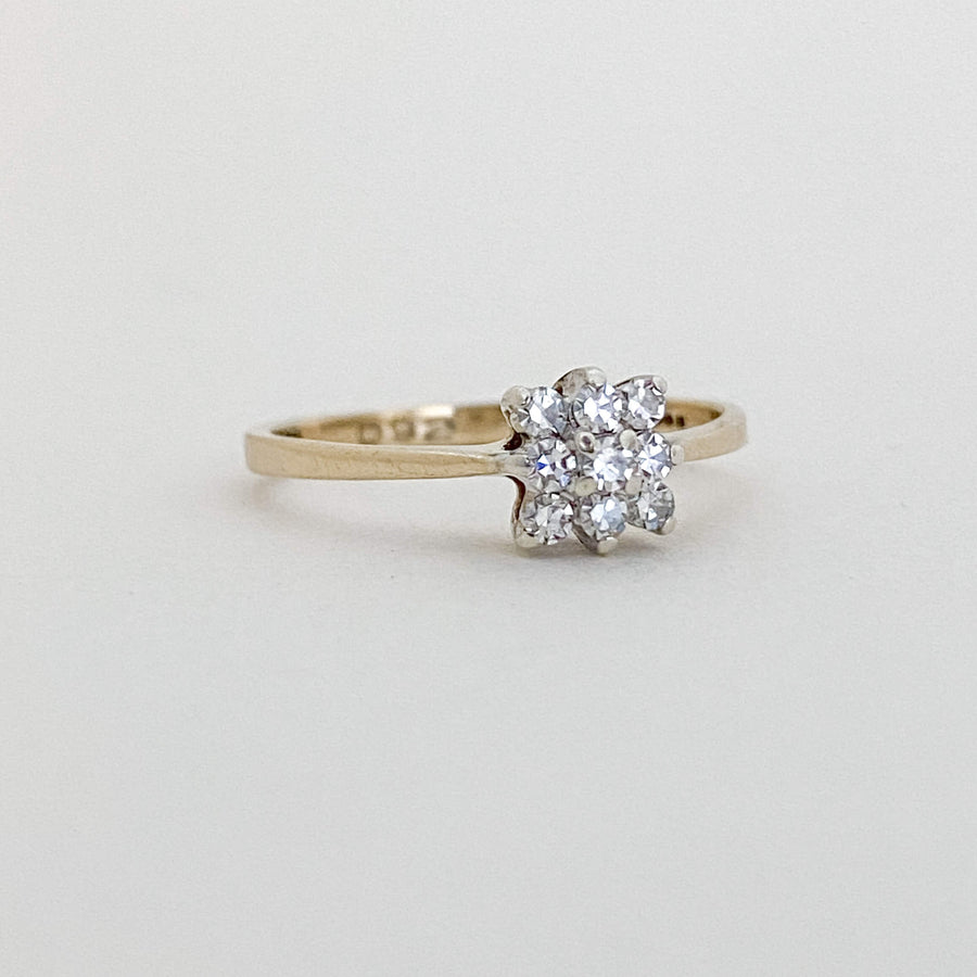 Vintage Diamond Bisous Ring